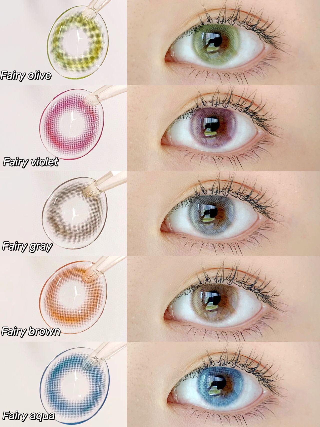 PUDDING BARRIEYES Fairy Brown | 1 Day, 6 Pcs