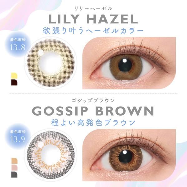 PUDDING Candy Magic Gossip Brown | 1 Day, 10 Pcs