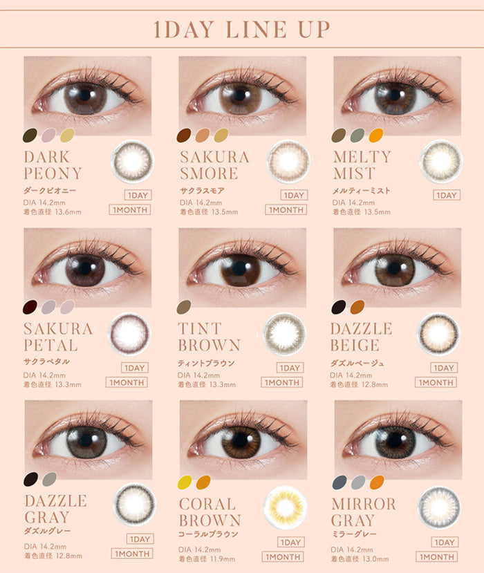 PUDDING MOLAK Dazzle Beige | 1 Day, 10 Pcs