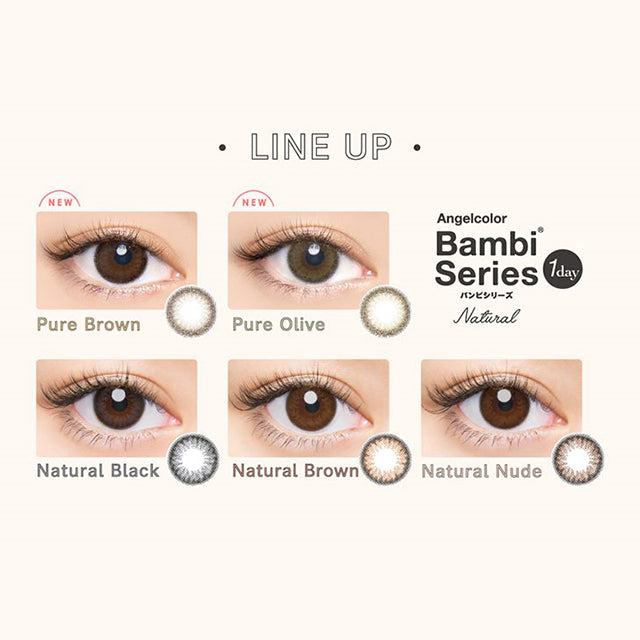 PUDDING Bambi Natural Brown | 1 Day, 10 Pcs